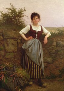 Un descanso en el camino, c.1910